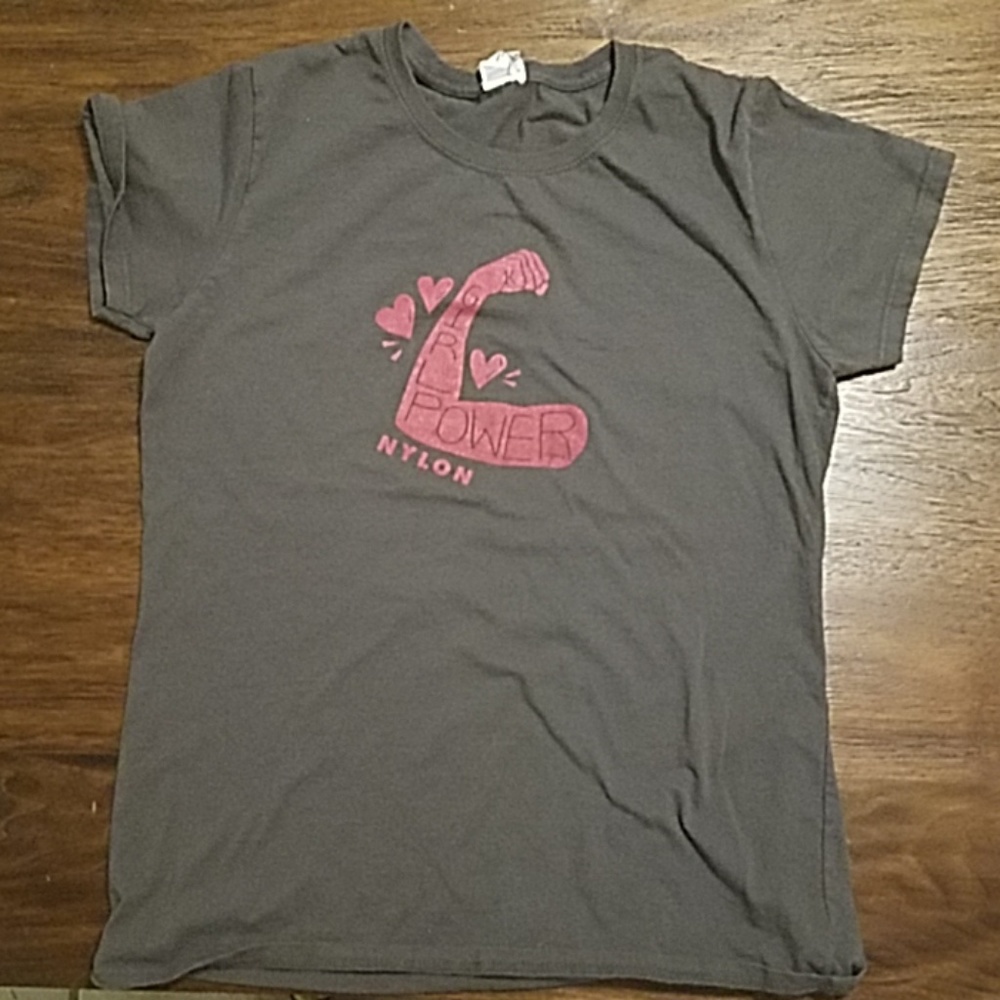 Girl power cotton tshirt M